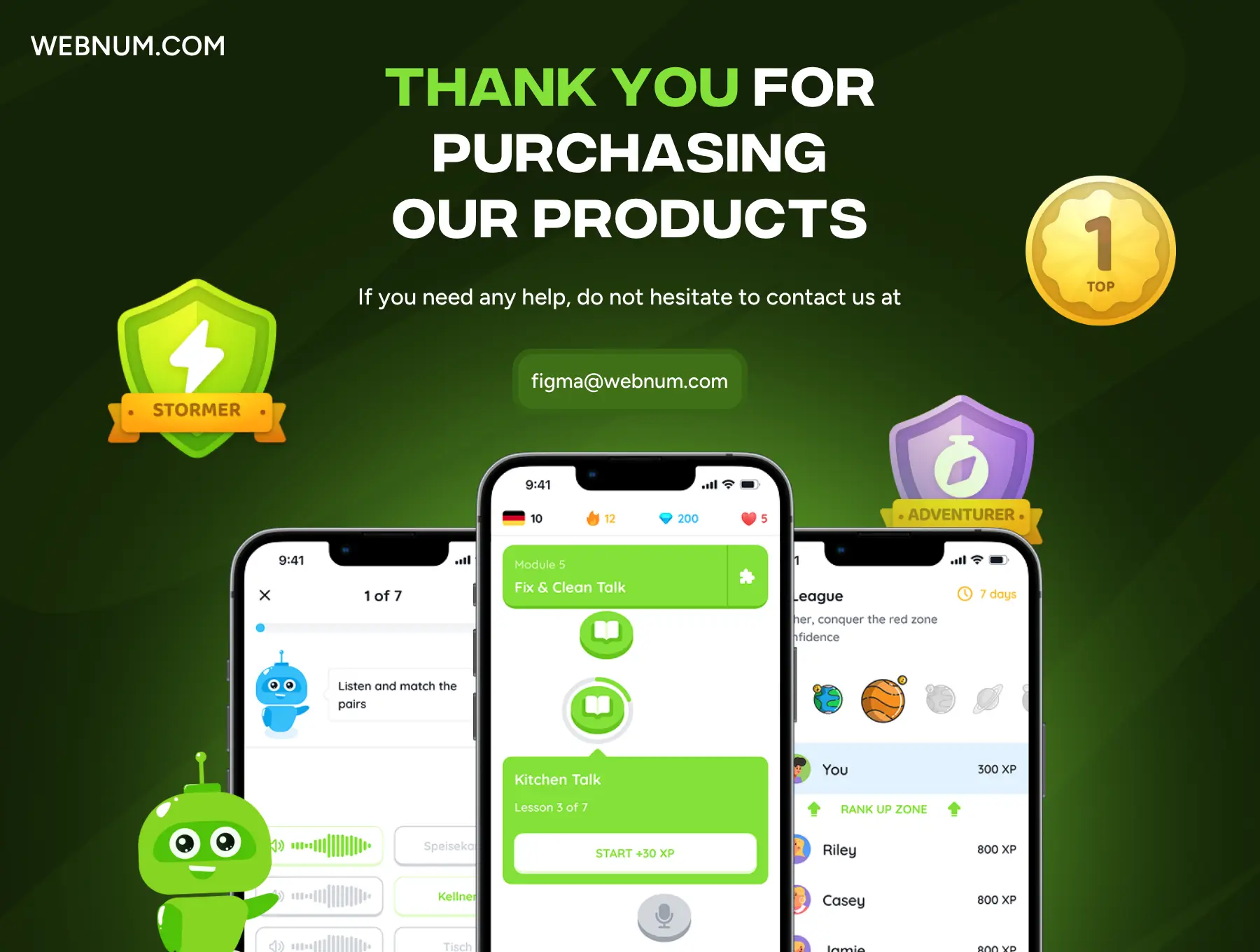 language-learning-app-ui-kit