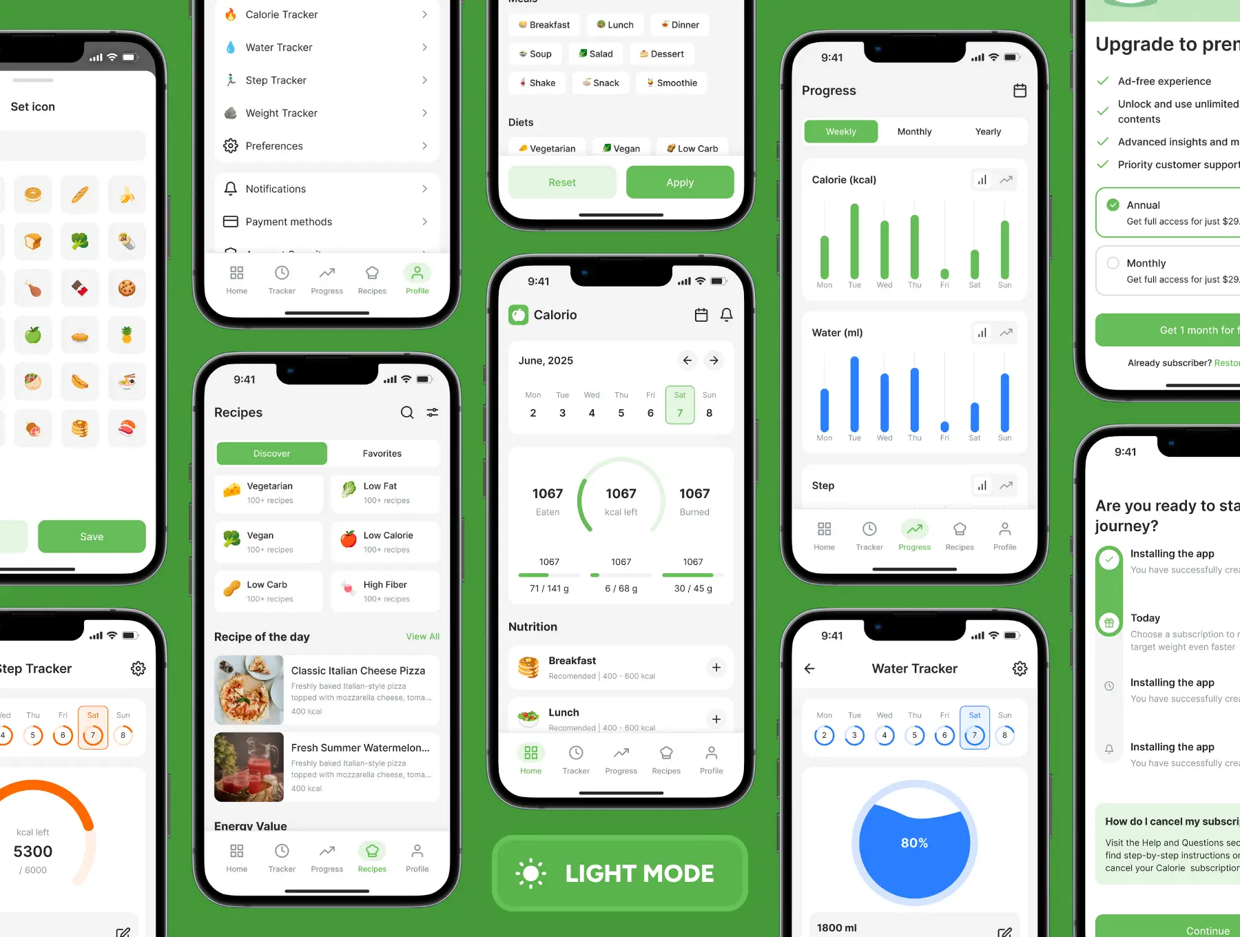 Calorie-Tracker-App-UI-Kit
