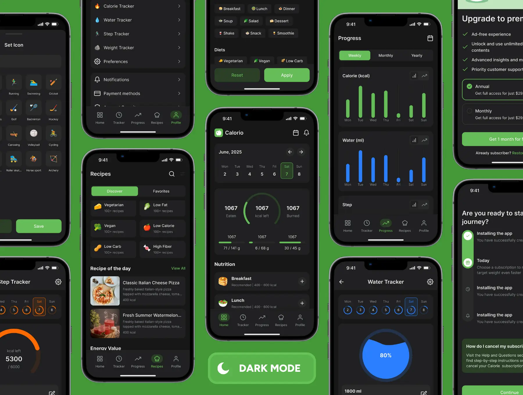 Calorie-Tracker-App-UI-Kit
