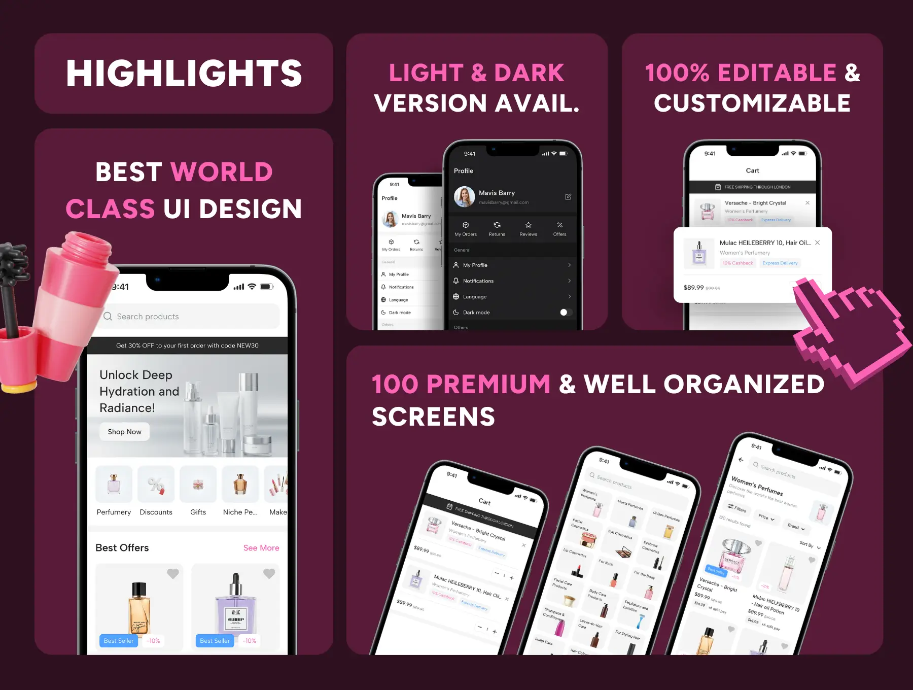 Cosmetics-Store-App-UI-Kit