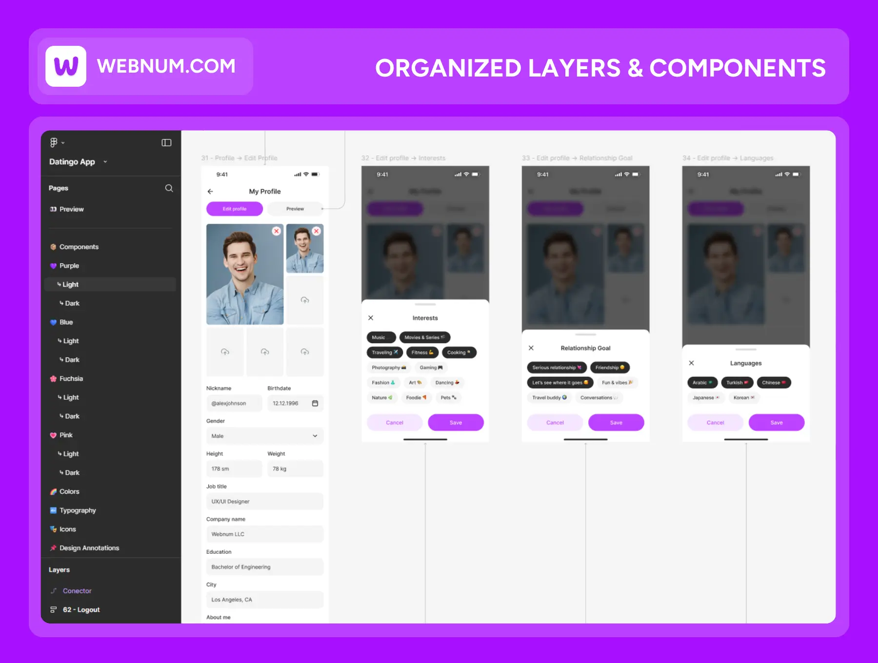 Modern-Dating-App-UI-Kit
