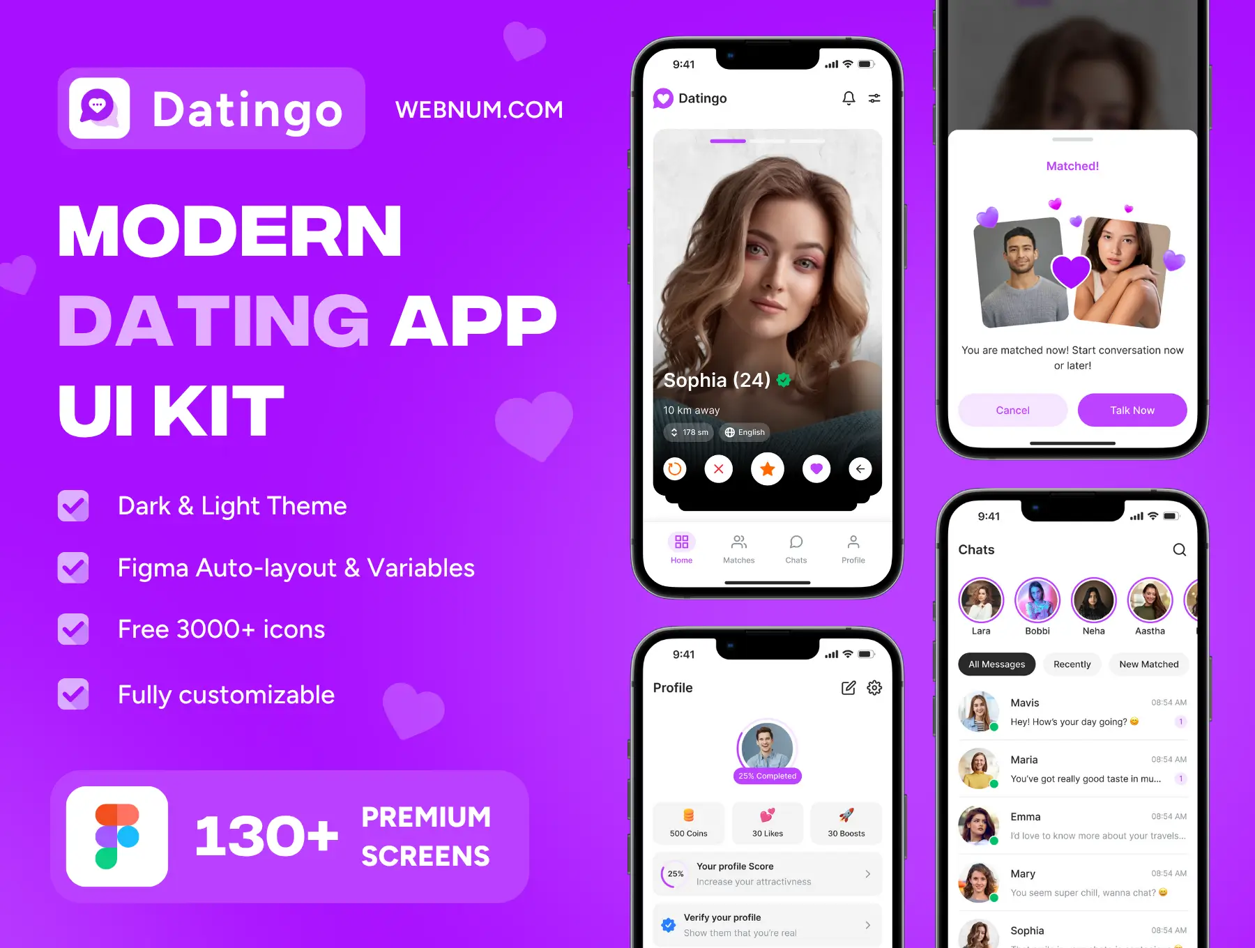 Modern-Dating-App-UI-Kit