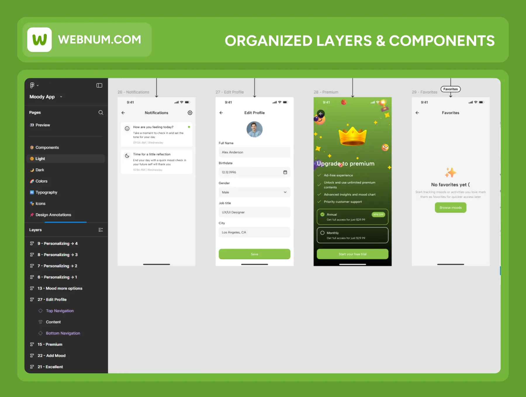 Mood-Tracker-App-UI-Kit