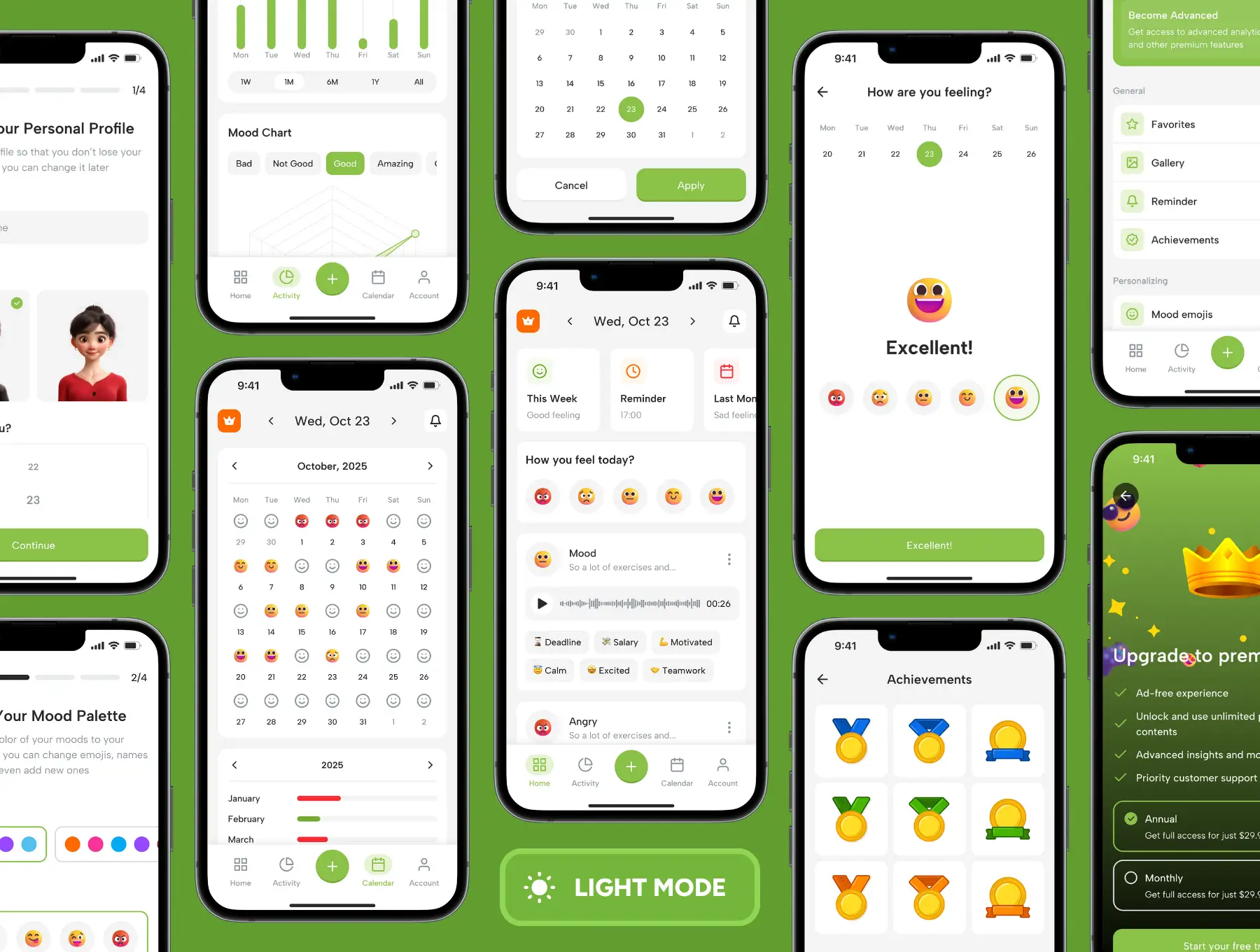 Mood-Tracker-App-UI-Kit