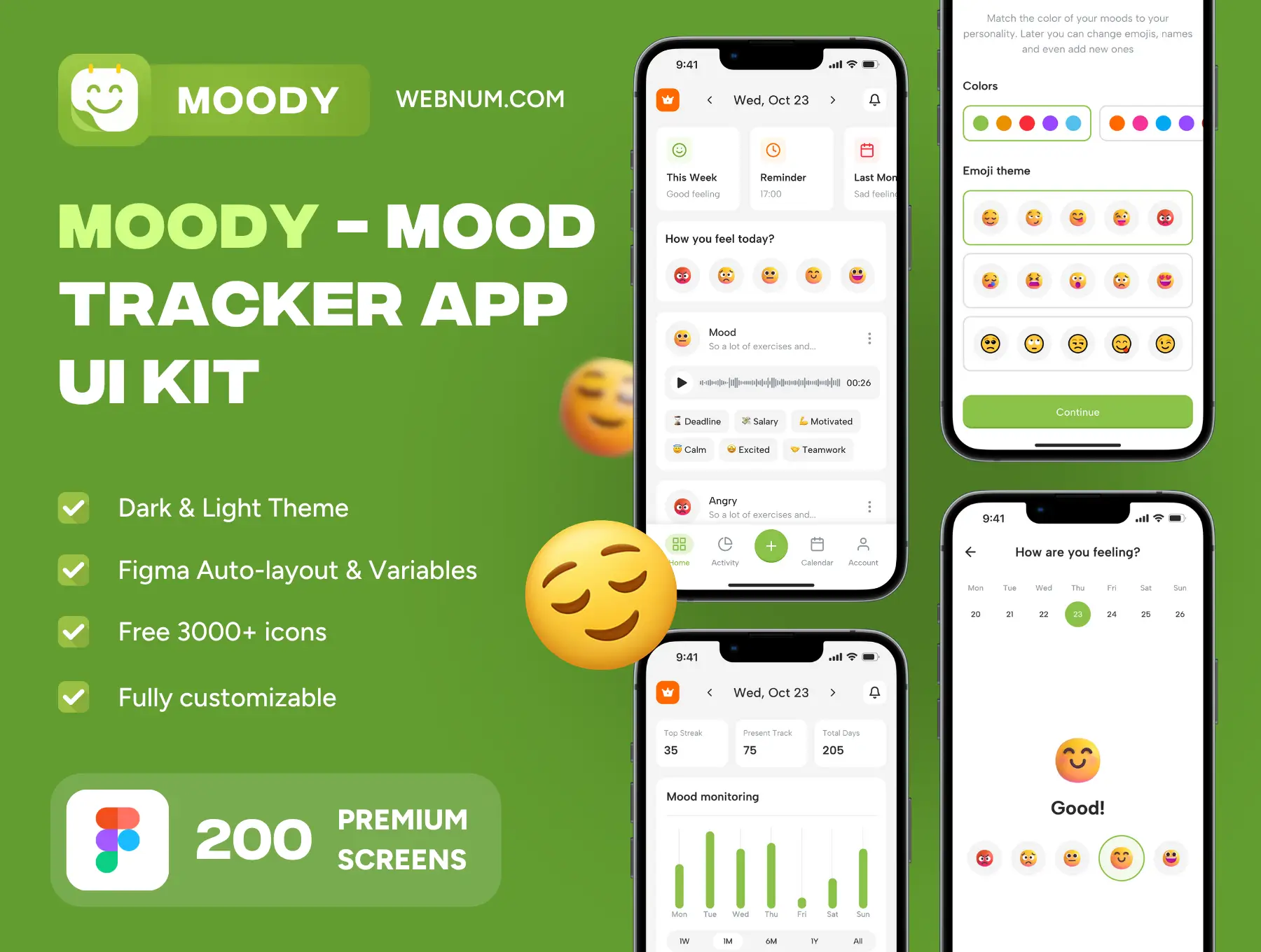 Mood-Tracker-App-UI-Kit