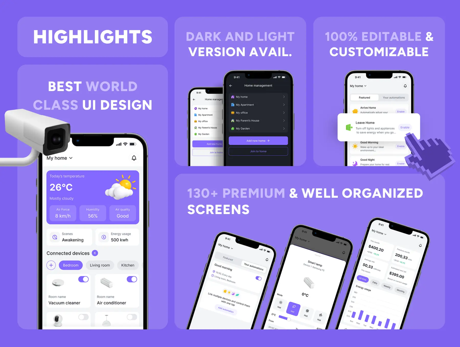 Smart-Home-App-UI-Kit