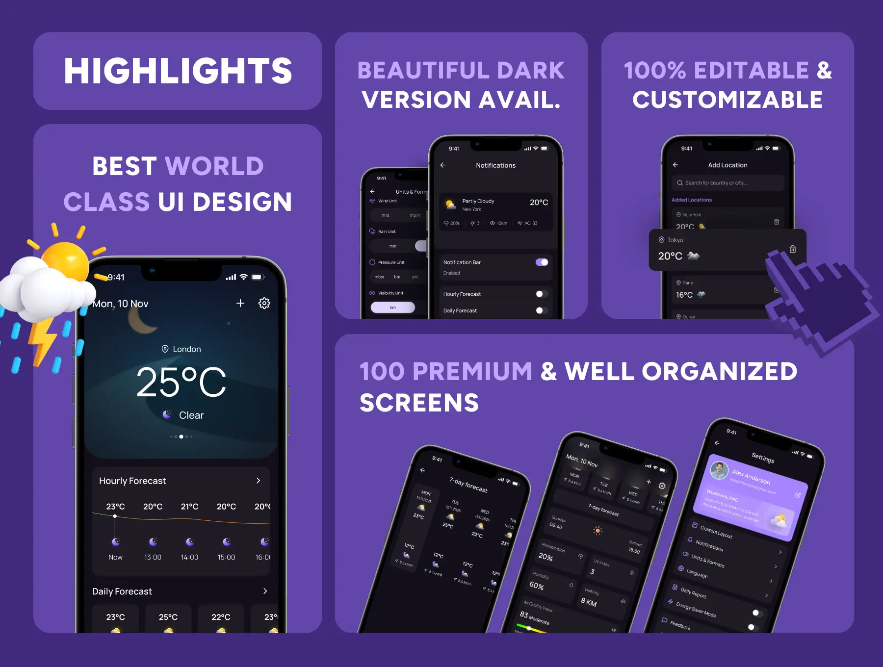 Weather-App-Ui-Kit