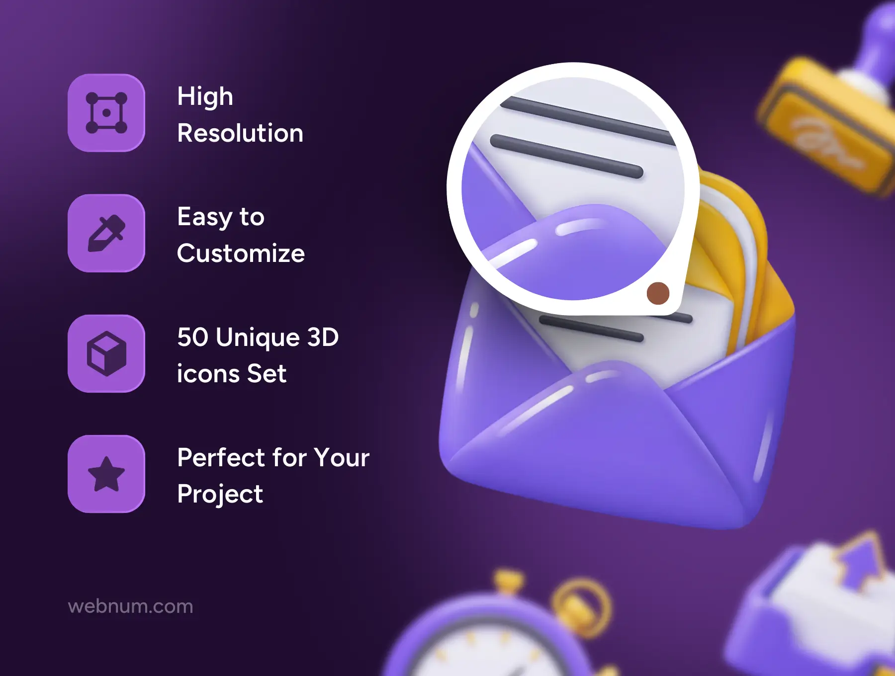 Daily Productivity 3D icons - Image 3