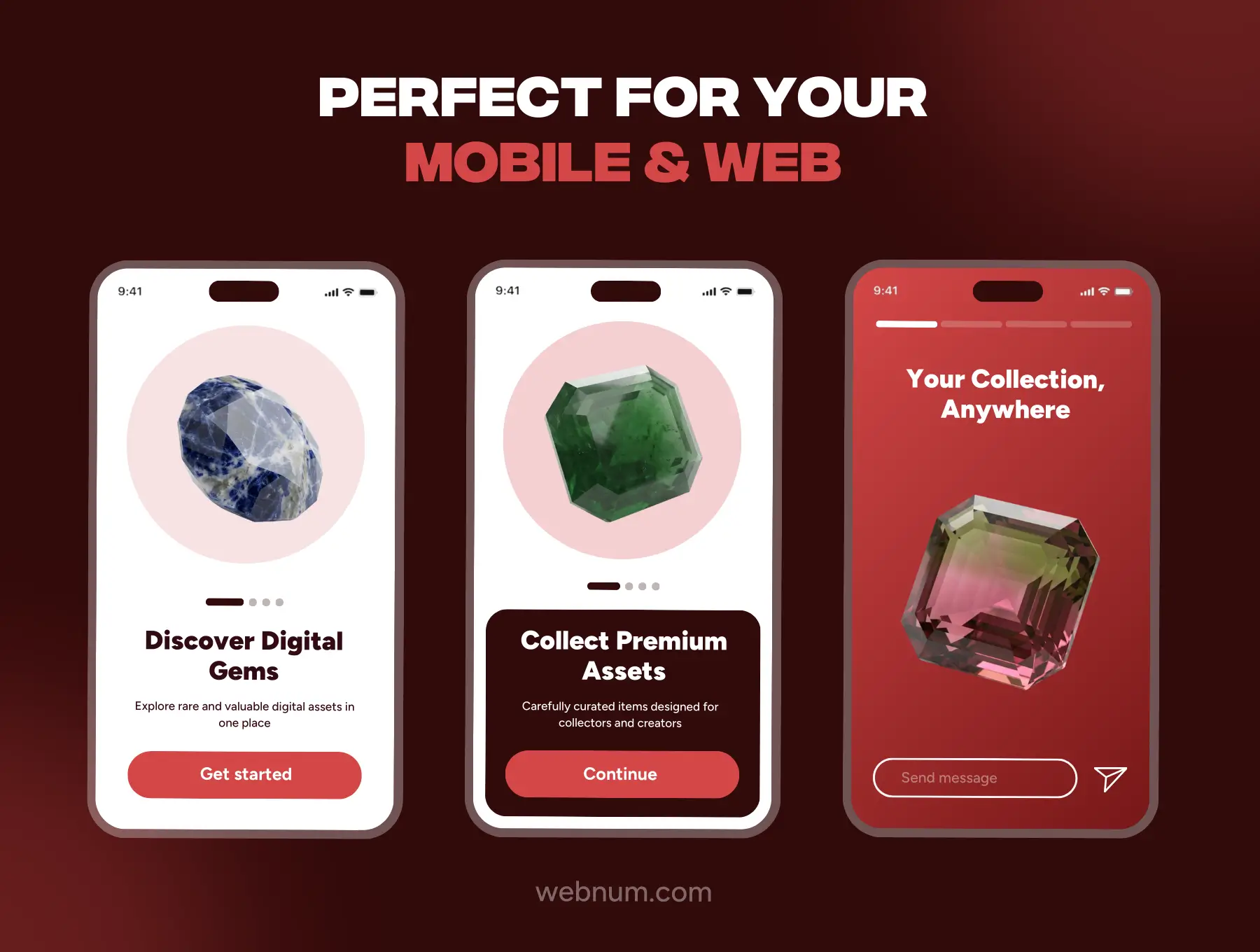 Diamonds & Gems 3D icons - Image 4