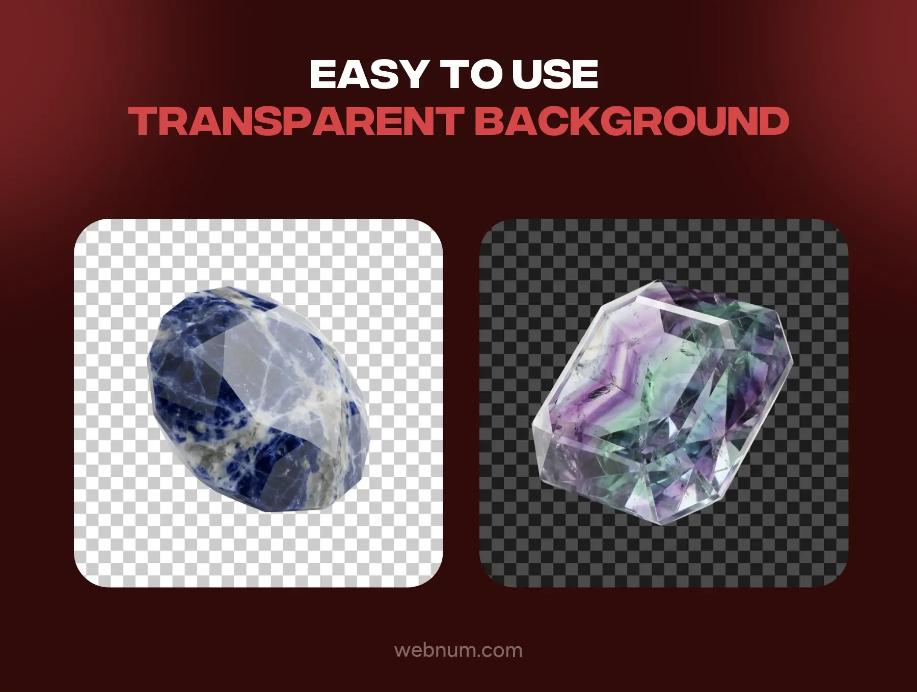 Diamonds & Gems 3D icons - Image 5