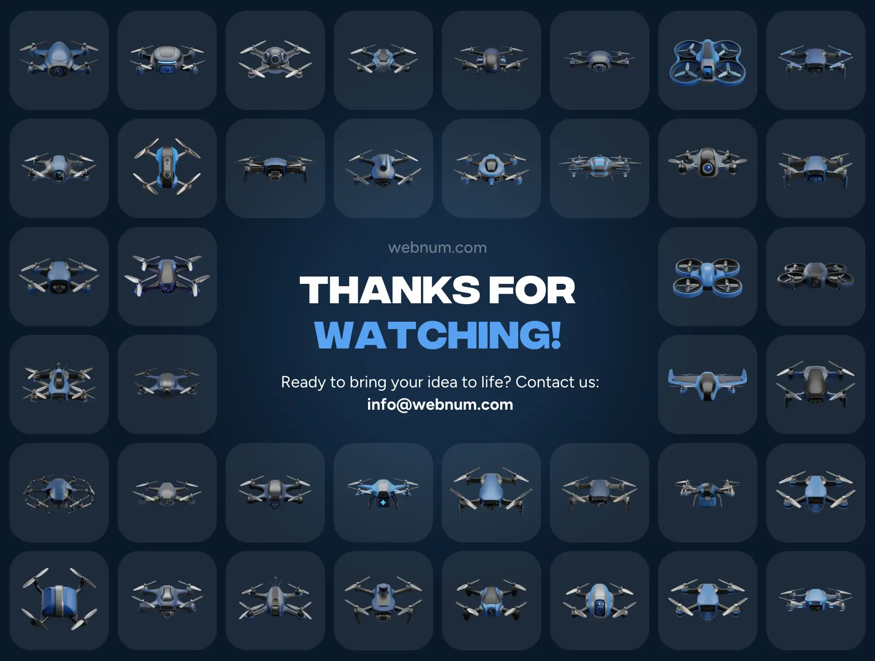 Drones 3D icons - Image 7