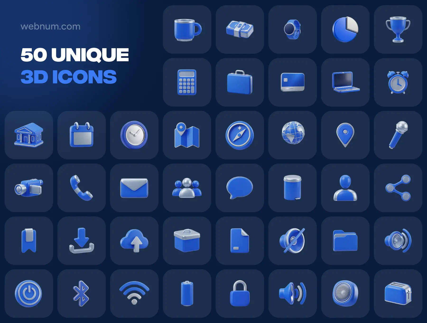 Essential Technology 3D icons - Image 6