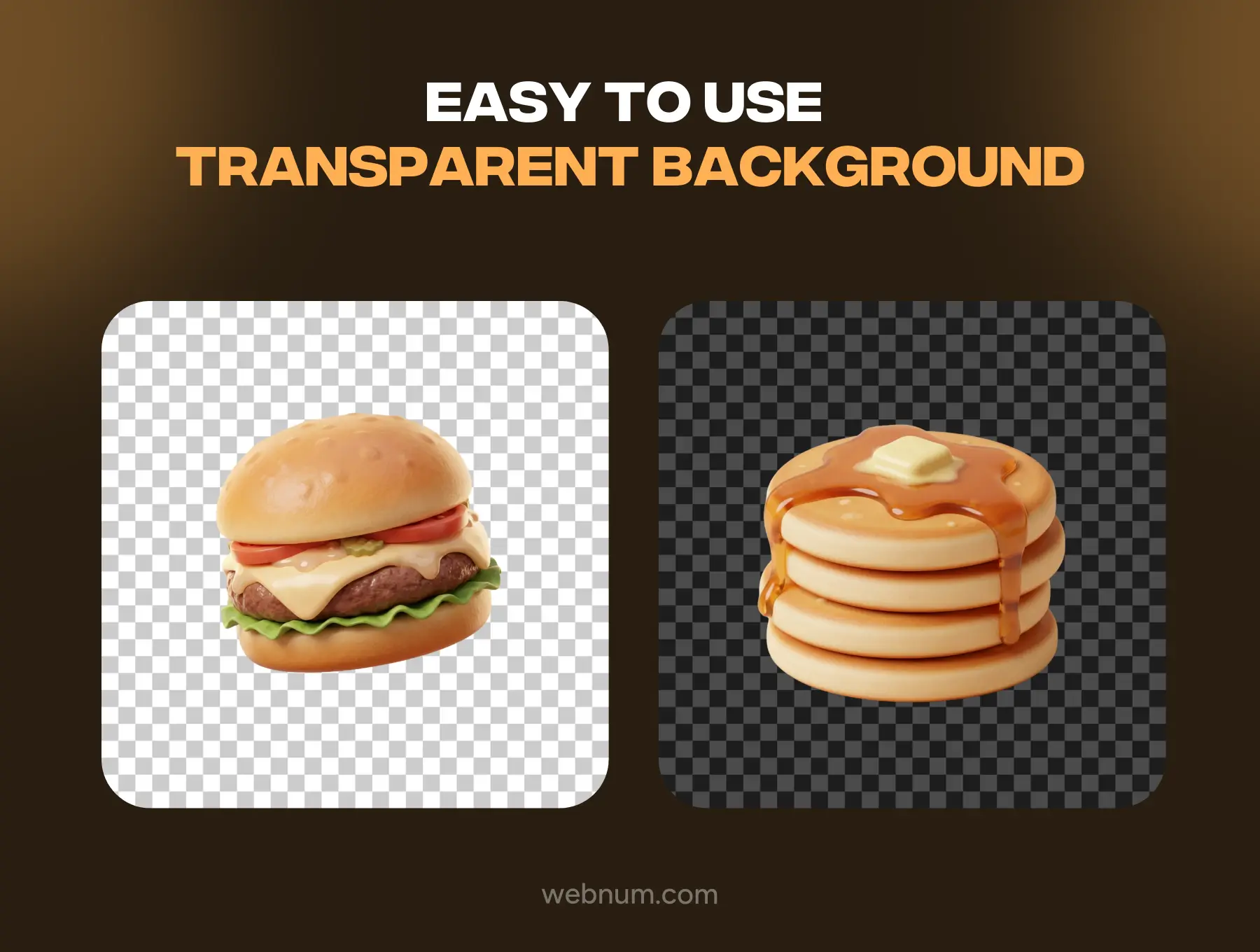 Food & Desserts 3D icons - Image 5