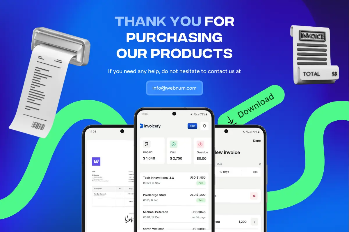 Invoicify - Best Invoice Maker App | Flutterflow - Image 5