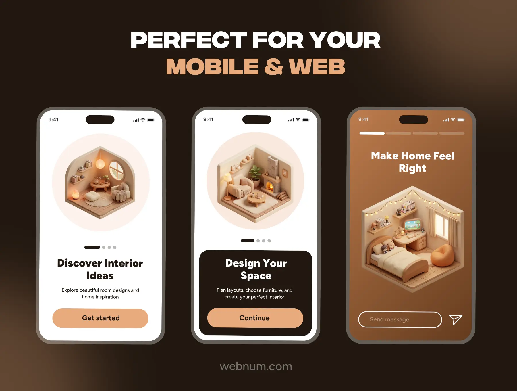 Isometric Room 3D icons - Image 4