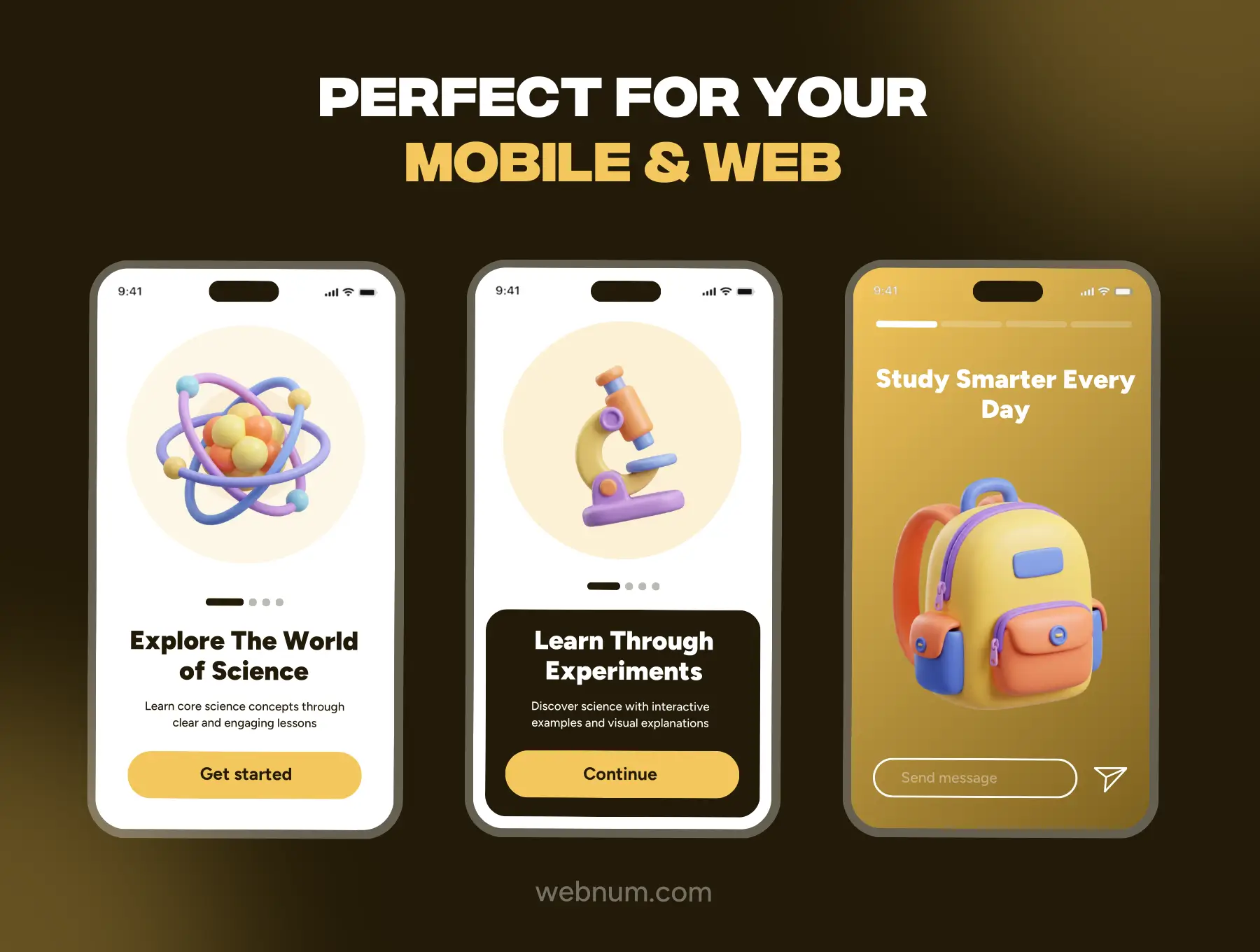 Kids Education 3D icons - Image 4