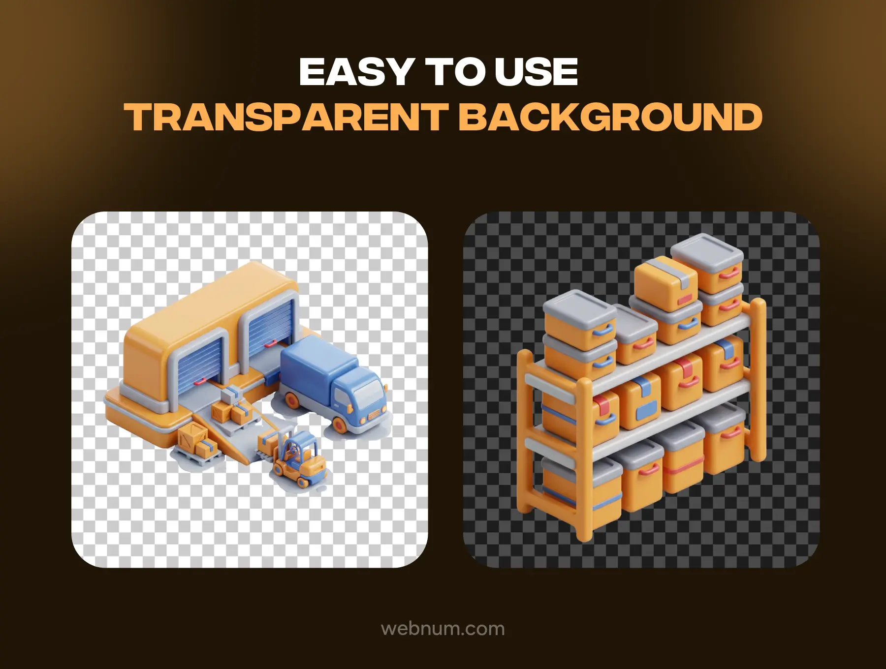 Logistics & Delivery 3D icons - Image 5