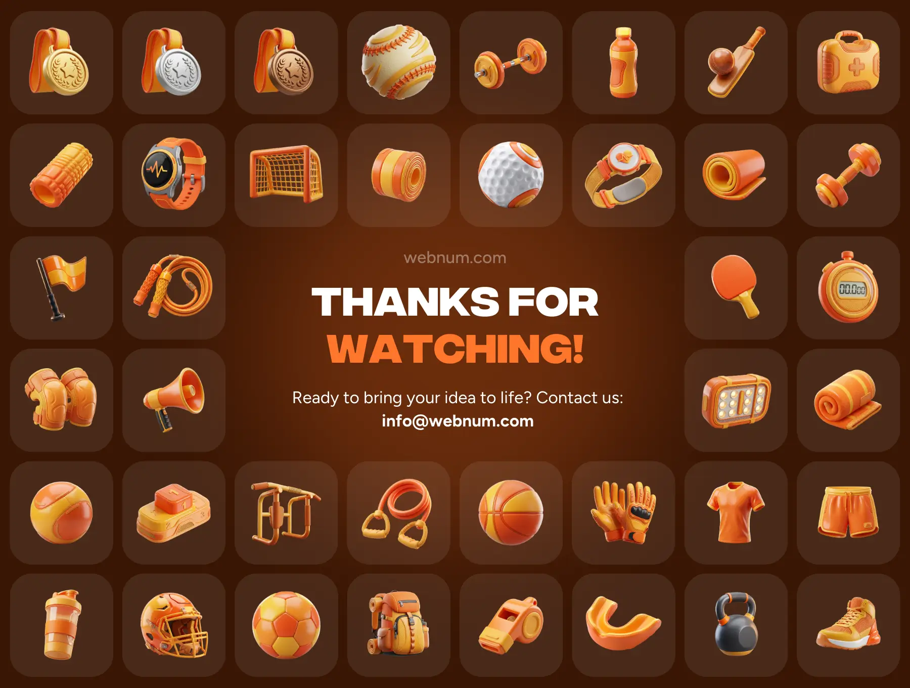 Sport & Equipment 3D icons - Image 7