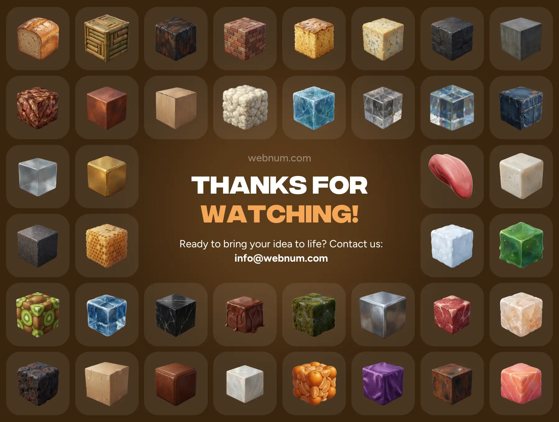 Texture Cubes 3D icons - Image 7