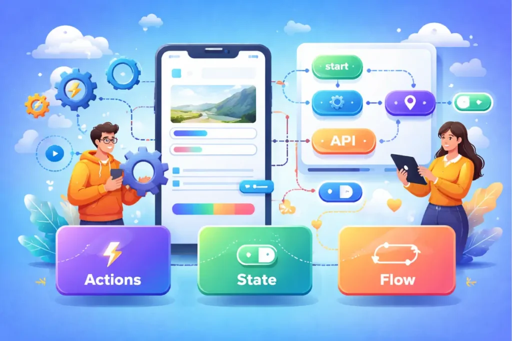 flutterflow-logic-basics-actions-state-and-flow